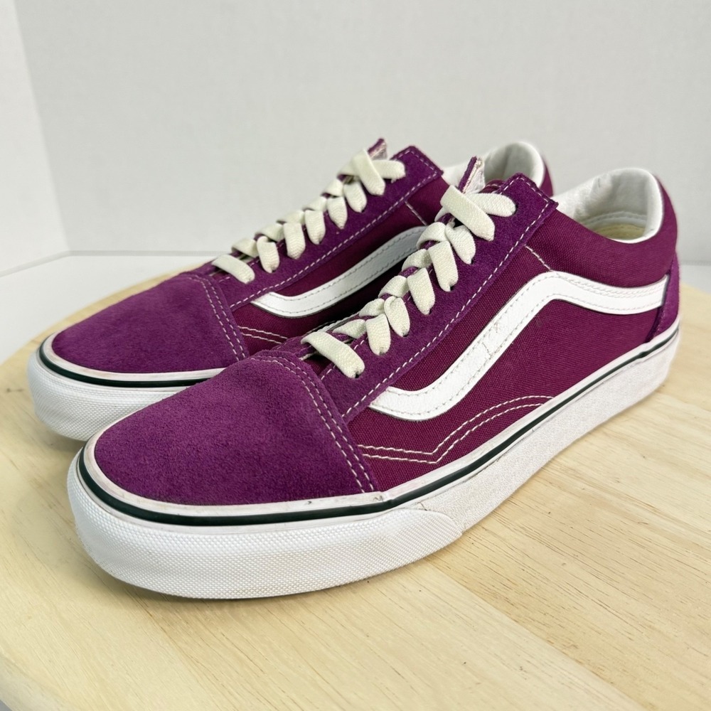 Vans Old Skool Men's Sneakers Color Theory Dark Purple Skater Low-Top Shoes Sz 7 - Picture 2 of 16